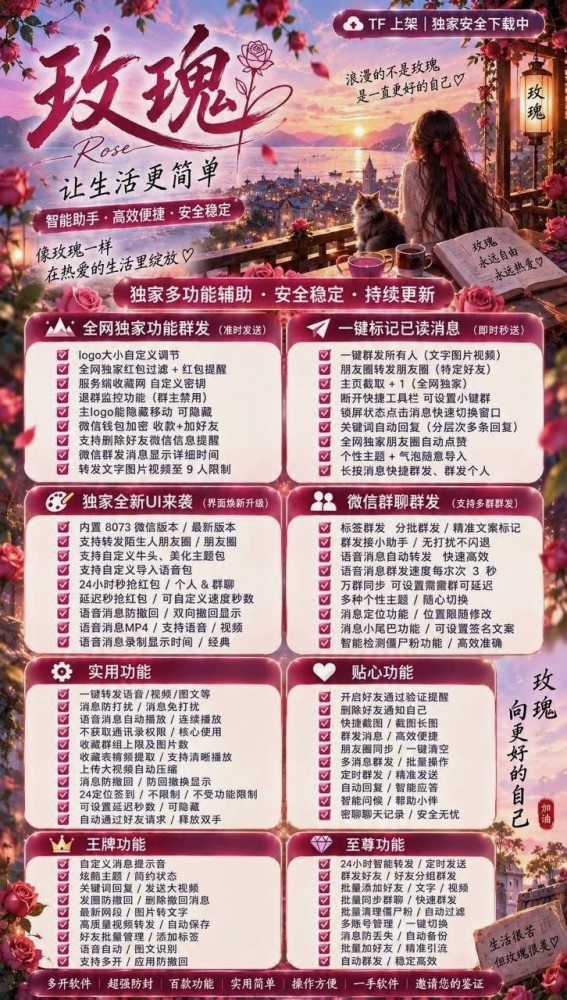 苹果多开软件TF玫瑰【凡尔赛8069】内侧活动码